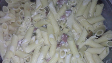 Penne à carbonara