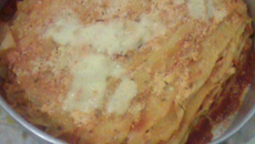 Lasanha de queijo da Maiara