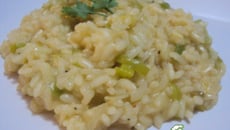 Risoto de alho poró