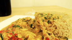 Moqueca de frango a baiana