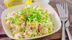 Salpicão de restaurante