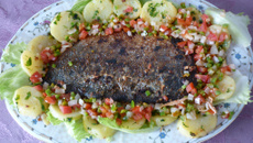 Salmão Grelhado ao Molho Vinagrete