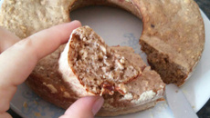 Bolo de banana sem farinha e sem açúcar