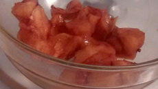 Sobremesa light de maçã com canela