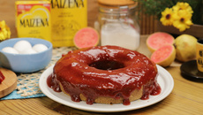 Bolo de fubá fofinho