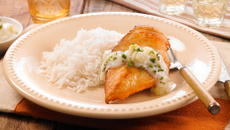 Frango ao molho de salsão e erva-doce