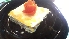 Lasanha de carne ao molho branco