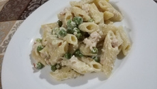 Penne ao molho parisiense