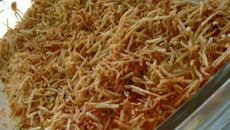 Batata gratinada ao molho branco