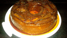 Pudim de pão caramelado