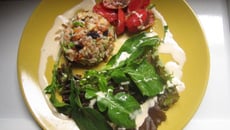 Risoto de arroz integral