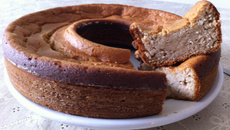 Bolo integral de banana