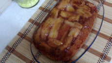 Bolo prático de banana