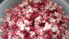 Pipoca doce colorida