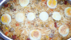 Arroz de forno com frango