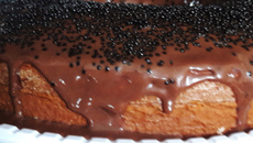 Bolo de cenoura Sanclair