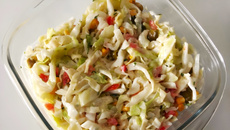 Salada de repolho com maionese