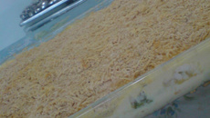 Creme de queijo com arroz