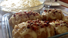 Batata recheada com bacon