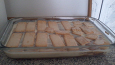 Pavê de biscoito de maizena
