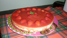 Cheesecake de morangos