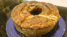 Bolo de banana de liquidificador