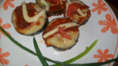 Medalhão de berinjela