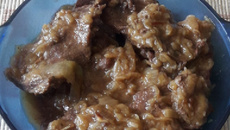 Bife na panela de pressão super rápido e delicioso