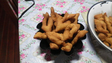 Grostoli salgado da Andressa