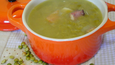 Creme de ervilhas rápido