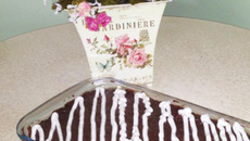 Pavê simples de chocolate da Biana