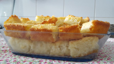 Bolo de aipim molhadinho