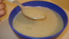 Creme de ervilhas frescas