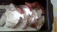 Sobrepaleta ao molho de mostarda