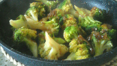 Brócolis na manteiga