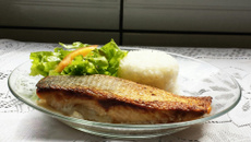 Salmão gratinado