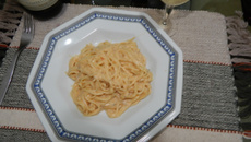 Espaguete ao Molho Gorgonzola