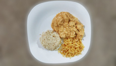 Estrogonofe de frango com conhaque