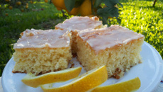 Bolo de limão siciliano