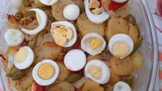 bacalhoada facil  ao forno