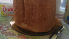 Pão sovado na máquina de pão