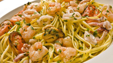 Espaguete com frutos do mar da Premiatto
