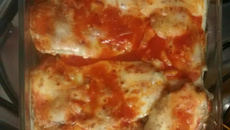 Berinjela à milanesa com molho