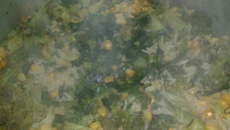 Arroz saboroso com brócolis e milho