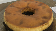 Bolo pudim de chocolate