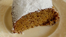 Bolo de abóbora com especiarias