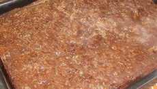 Bolo de chocolate  de banho tomado