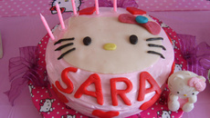 Bolo da Hello Kitty
