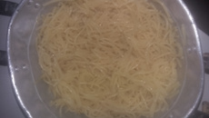 Macarrão cabelo de anjo - soltinho