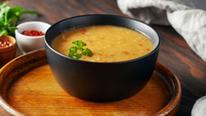 Caldo de kenga com milho mais cremoso, suave e bem temperado